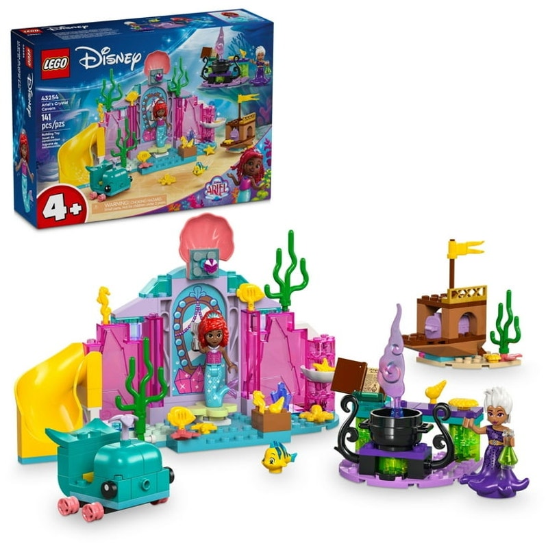 LEGO Disney Ariel’s Crystal Cavern Building Set The Little Mermaid | 141 Pieces