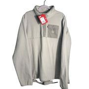 Helly Hansen Maridalen Snap Fleece Pullover for men, Mellow Grey, 2XL, lightweight jacket with snap front and fleece material.