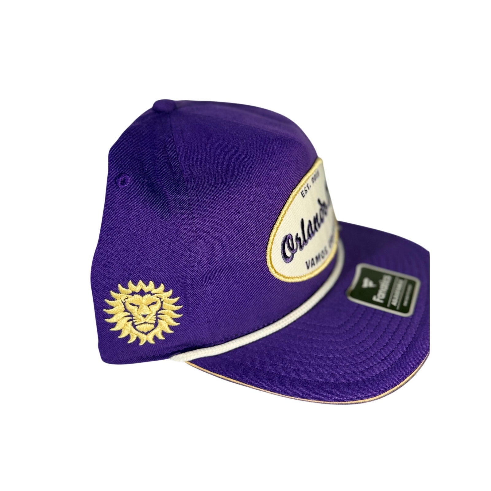 Fanatics Orlando City SC purple adjustable snapback hat, MLS team cap with logo, one size fits all, new with tags.