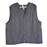 Lululemon Men's ThermoZen insulated vest in black with PrimaLoft snap front, size XXL, showing front view of the vest.