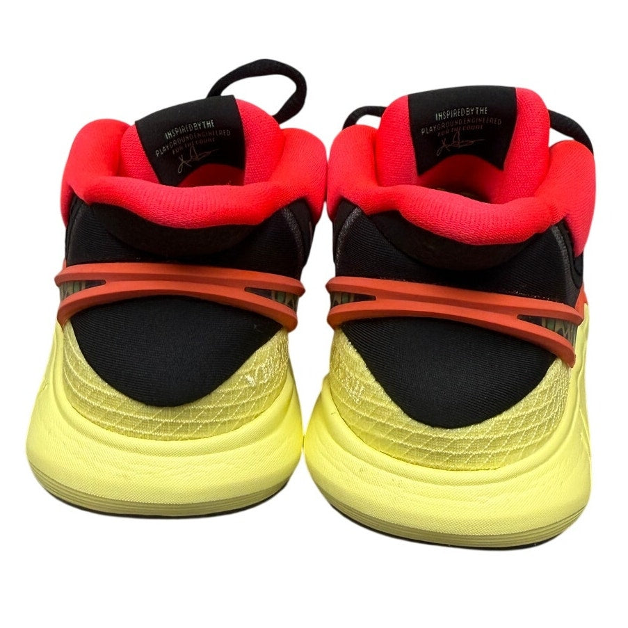 Nike Kyrie 8 GO Basketball Shoes for grade school, black and lemon chiffon colorway, new in box, style DQ8076-003.
