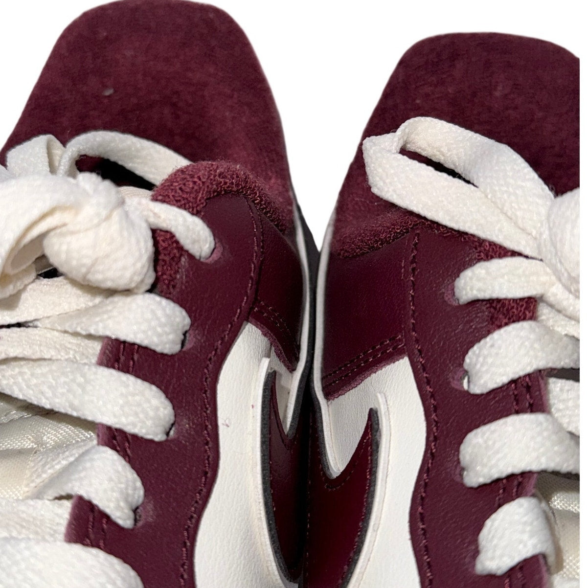 Nike Air Force 1 '07 LV8 SE Women's 8.5W Burgundy Red White Gum Casual Sneakers