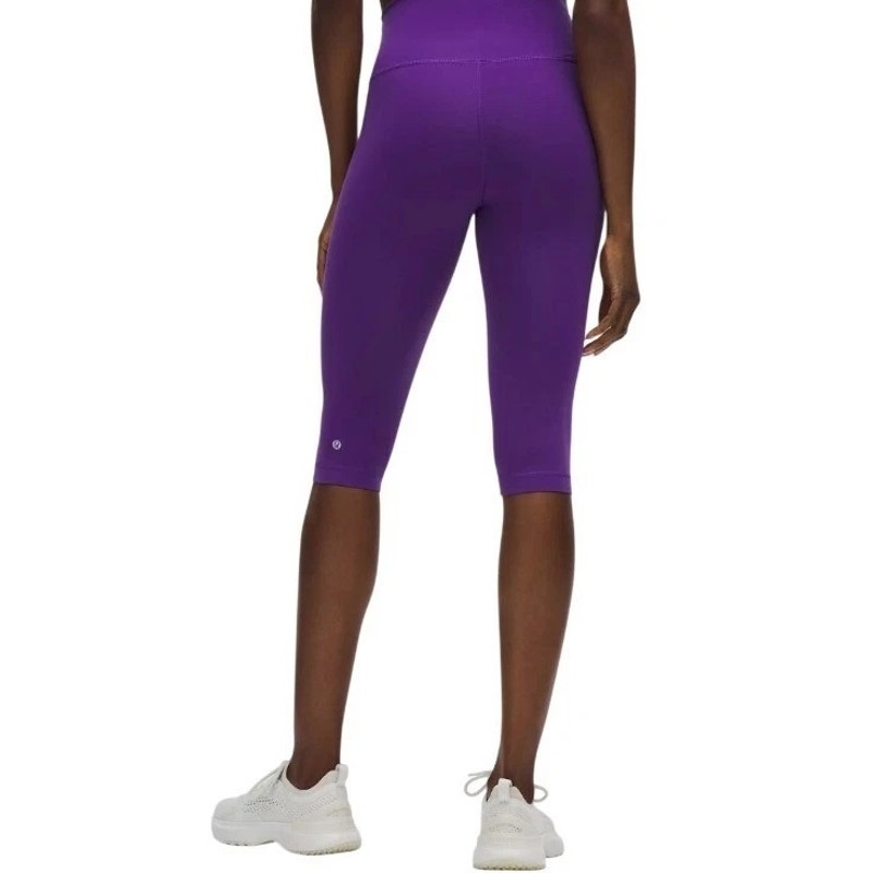 NWT Lululemon Wunder Train High-Rise Crop 15" College Purple Size 14