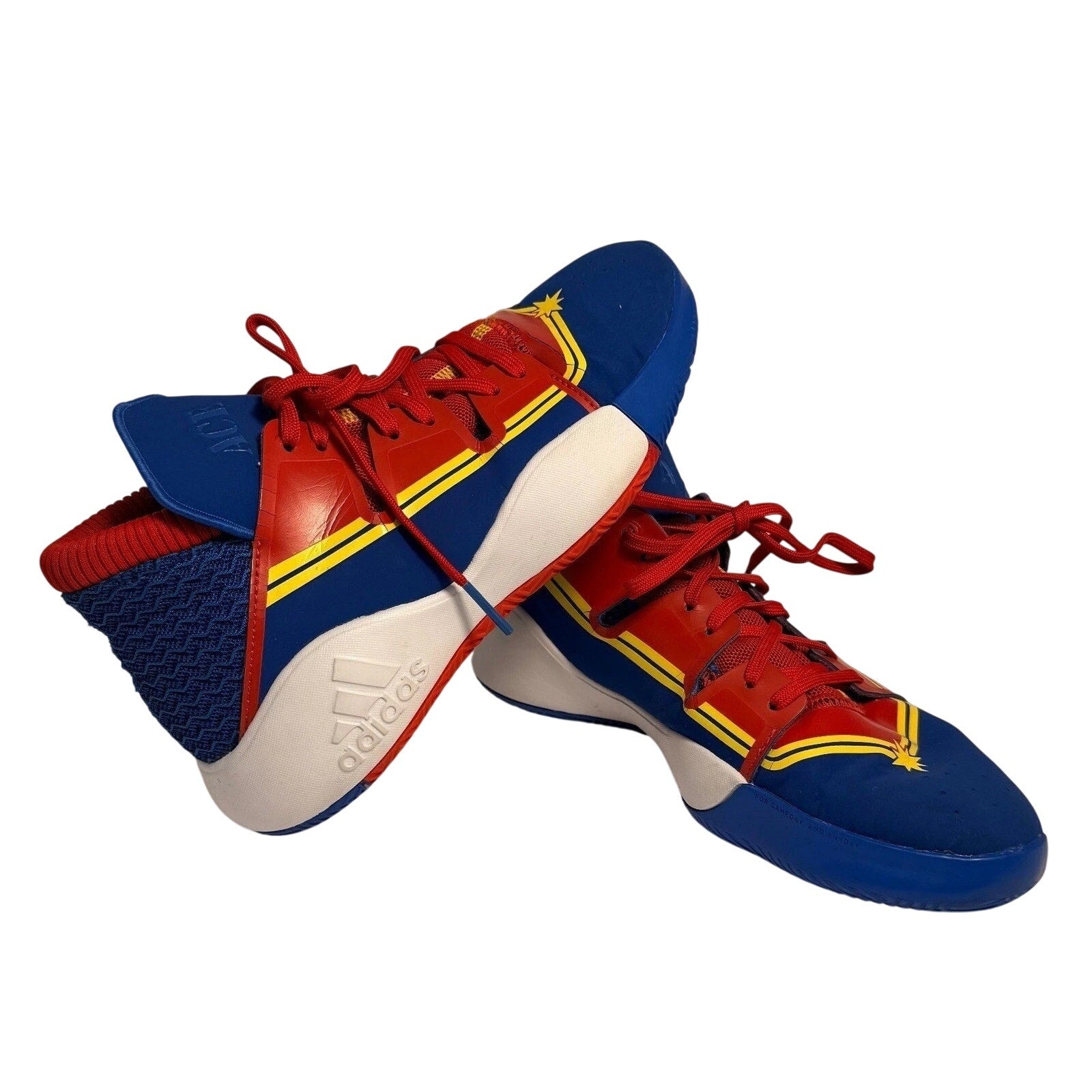 Adidas Pro Vision J Captain Marvel Avengers Basketball Shoes EG2628 Size 7