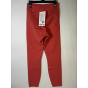Lululemon Glow Up HR Tight 25-inch women's red leggings, stretchy athletic leggings with high-rise fit and logo waistband.