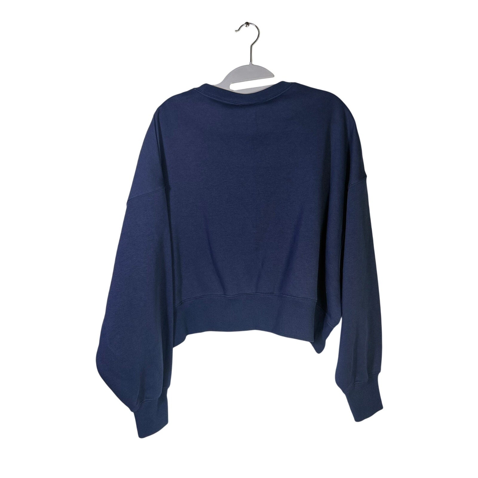 Nike women’s navy Phoenix fleece crewneck sweatshirt featuring Coppin State Eagles logo, size small, comfortable and stylish.