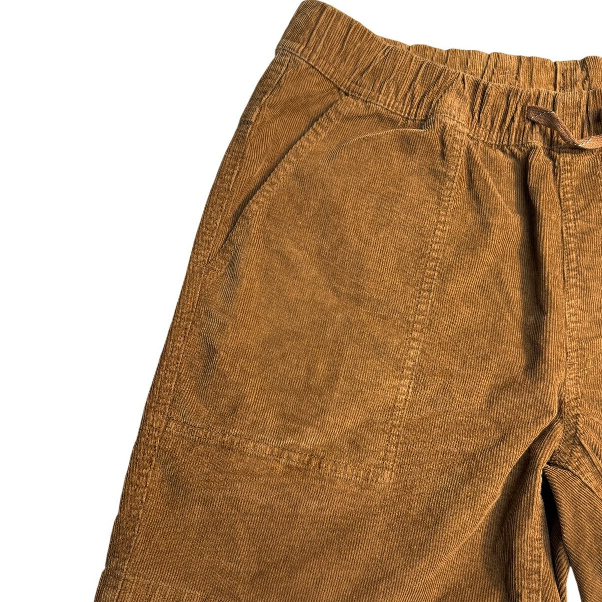 Men's Alpine Design Hike Corduroy Shorts in roasted coffee color, size large, featuring a casual outdoor style.