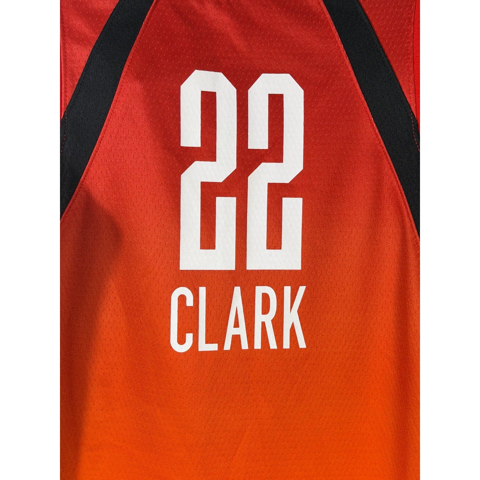 Youth medium Jordan WNBA All-Star 2025 Caitlin Clark #22 jersey, new with tags, featuring team and player details.
