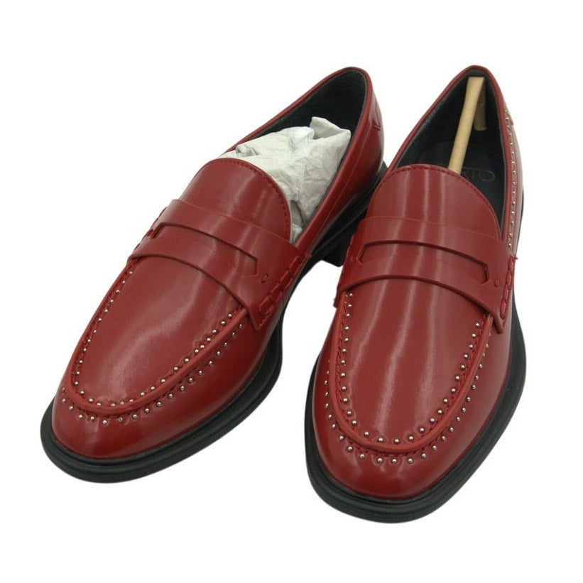 NIB Franco Sarto A-Eden Studded Flats – Women’s Size 7.5M – Red
