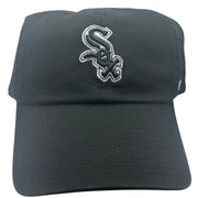 ’47 Chicago White Sox black adjustable baseball hat with white logo, MLB team cap, one size fits most.