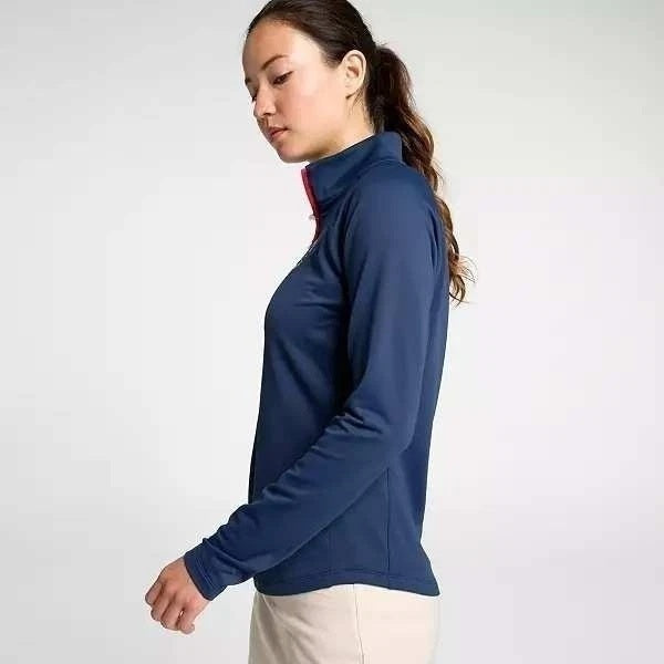 Walter Hagen women's navy 125th U.S. Open Oakmont quarter-zip top, size extra large, with front zipper and logo details.